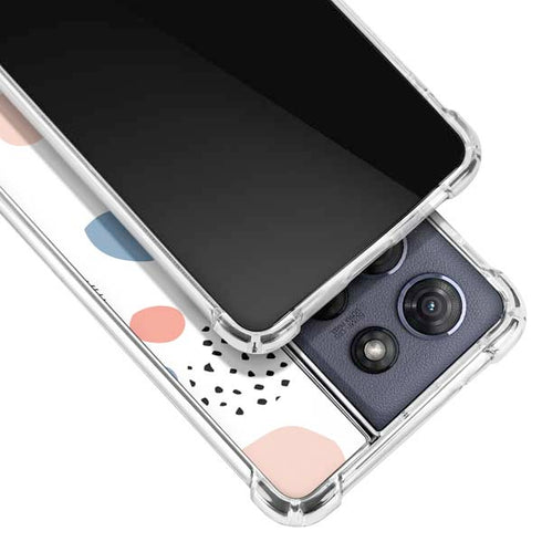 Patterned Dots Moto G Power 5G (2025) Clear Case