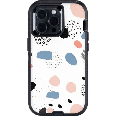 Patterned Dots Otterbox Defender iPhone Skin