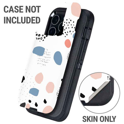 Patterned Dots Otterbox Defender iPhone Skin