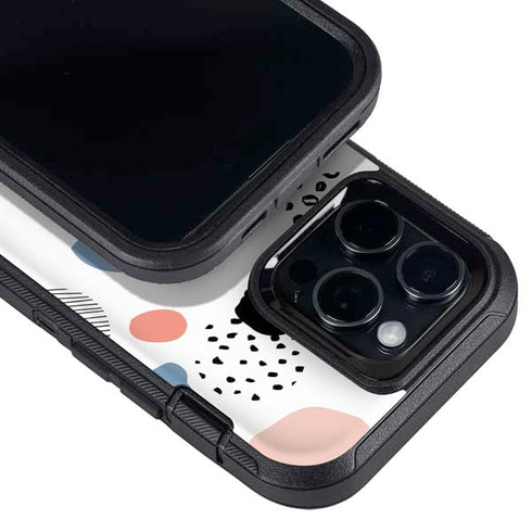 Patterned Dots Otterbox Defender iPhone Skin
