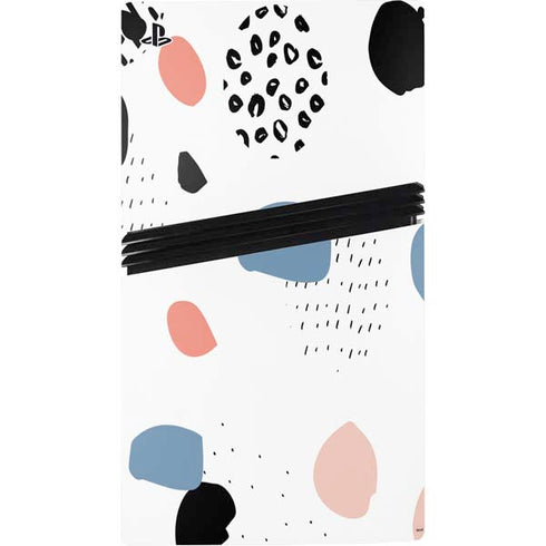 Patterned Dots PS5 Pro Disk Console Skin