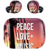 Peace Love And Music Amazon Echo Buds Skin