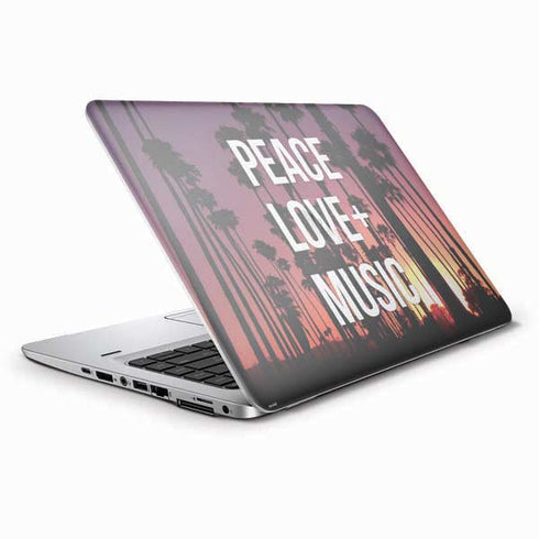 Peace Love And Music HP Elitebook Skin