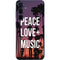 Peace Love And Music Galaxy A35 5G Skin
