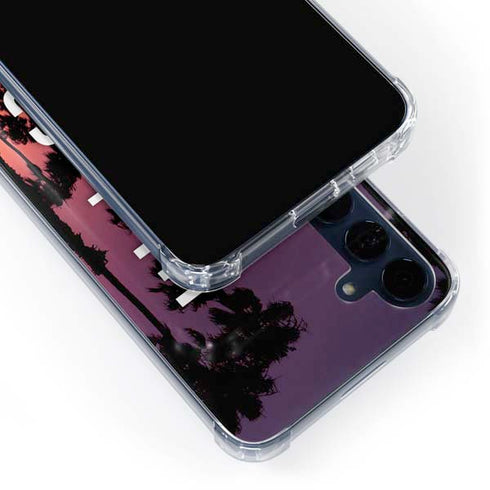 Peace Love And Music Galaxy A55 5G Clear Case