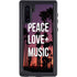 Peace Love And Music Galaxy Cases