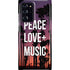 Peace Love And Music Galaxy Cases