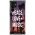Peace Love And Music Galaxy S23 Ultra Clear Case