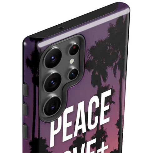 Peace Love And Music Galaxy S23 Ultra Pro Case