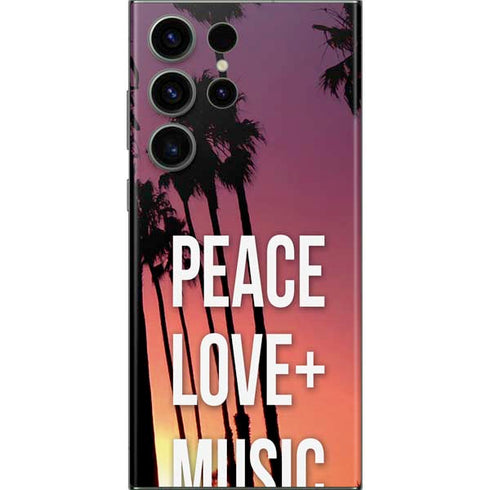 Peace Love And Music Galaxy Skins