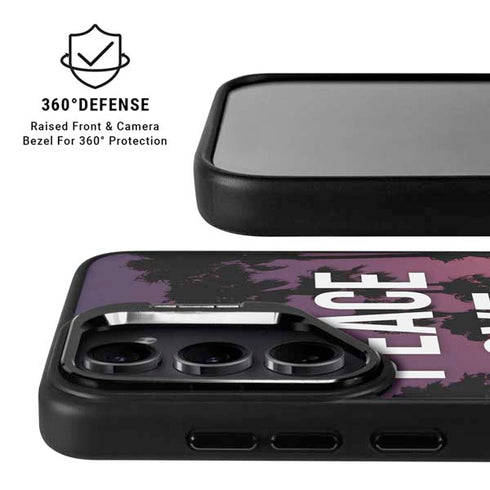 Peace Love And Music Galaxy S24 FE Kickstand Case