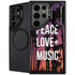 Peace Love And Music Galaxy S25 Ultra Kickstand Case