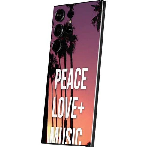 Peace Love And Music Galaxy S25 Ultra Skin