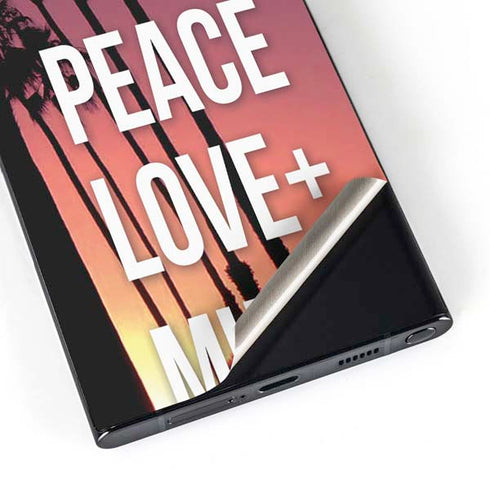 Peace Love And Music Galaxy S24 Ultra Skin