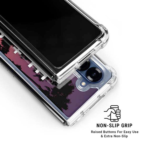 Peace Love And Music Galaxy Z Fold6 Clear Case