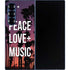 Peace Love And Music Galaxy Z Fold6 Skin