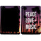 Peace Love And Music iPad Skins