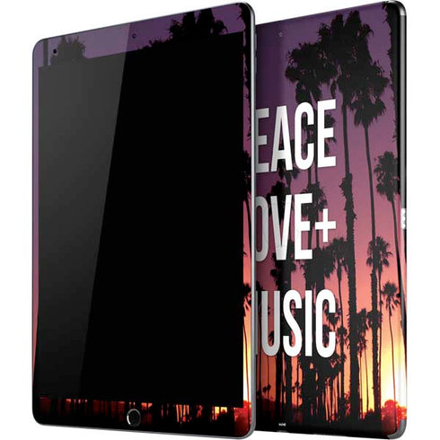 Peace Love And Music iPad Skins