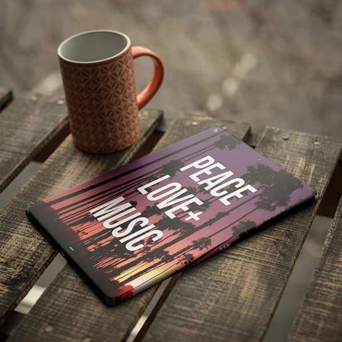 Peace Love And Music iPad Skins