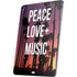Peace Love And Music Apple iPad Air Skin
