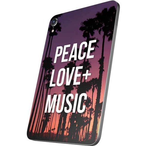 Peace Love And Music Apple iPad Mini Skin
