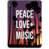 Peace Love And Music Apple iPad Pro Skin