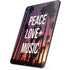 Peace Love And Music Apple iPad Pro Skin