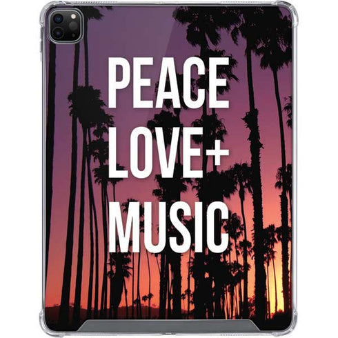 Peace Love And Music iPad Cases