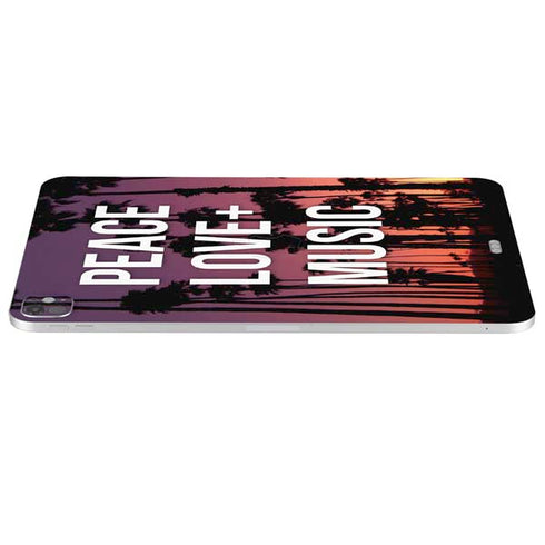 Peace Love And Music iPad Pro 13in M4 (2024) Skin