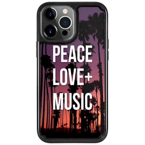 Peace Love And Music iPhone Cases