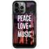 Peace Love And Music iPhone Cases