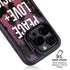 Peace Love And Music iPhone 13 Pro Kickstand Case