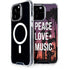 Peace Love And Music iPhone Cases