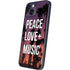 Peace Love And Music iPhone Skins
