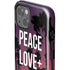 Peace Love And Music iPhone 15 Impact Case