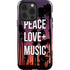 Peace Love And Music iPhone 15 Pro Impact Case