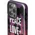 Peace Love And Music iPhone 15 Pro Impact Case