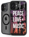 Peace Love And Music iPhone 16 Plus Kickstand Case