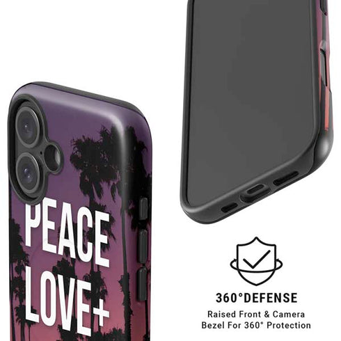 Peace Love And Music iPhone 16 Plus Magsafe Impact Case