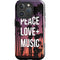 Peace Love And Music iPhone 16 Pro Max Impact Case