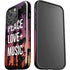 Peace Love And Music iPhone 16 Pro Max Impact Case