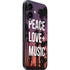 Peace Love And Music iPhone 16 Skin