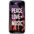 Peace Love And Music iPhone 16e Clear Case