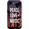 Peace Love And Music iPhone 16e Impact Case