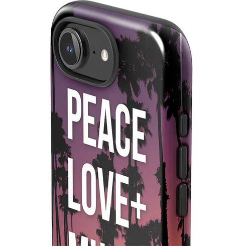 Peace Love And Music iPhone 16e Impact Case