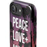 Peace Love And Music iPhone 16e Impact Case