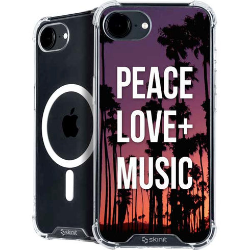 Peace Love And Music iPhone 16e MagSafe Case