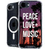 Peace Love And Music iPhone 16e MagSafe Case