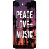 Peace Love And Music iPhone 16e Skin