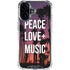 Peace Love And Music iPhone 17 Clear Case